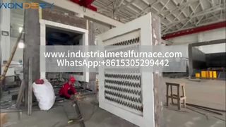 Высокотемпературная печь на тележке для тяжелых условий работы с температурой 1350°C | Превосходная огнеупорная технология