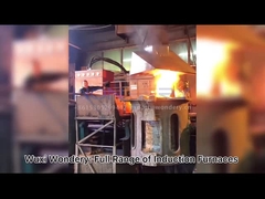 Печь Макс алюминиевой индукции средней частоты раковины плавя 1900 градус цельсий