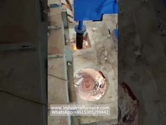 Газовая печь для плавки алюминиевого лома с вихревой системой