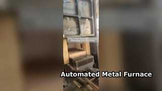 Высокоэффективная автоматизированная газовая печь для термообработки с выдвижным подом | Промышленное решение для обогрева металла