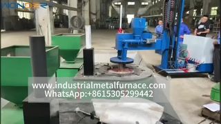 Печь с графитовым тиглем и горелкой на древесных пеллетах – нулевые загрязнения, низкие выбросы