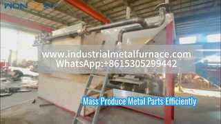 Печь для термообработки металлических деталей с ленточной сеткой непрерывного электрического сопротивления – энергосбережение
