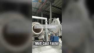 Гидравлическая наклонная газовая печь для плавки алюминия | Эффективное литье алюминиевых слитков для литейного производства