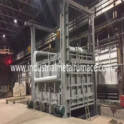 Купить 6X2.5X1.5M 1200 Degree Natural Gas  Heat Treatment Car Bottom Furnace Bogie Type Heat Treatment Производство в сети
