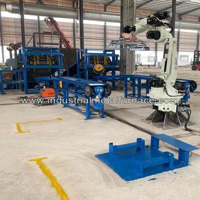 Купить машина автоматического алюминиевого слитка 6.5kg штабелируя с роботом 1200mm Сименс Производство в сети