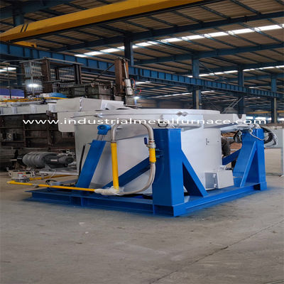 Купить WDL-BCQ-1200 Нефтяная наклонная алюминиевая плавильная печь, мощностью 1,2 тонны Производство в сети