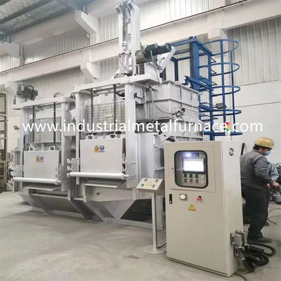 Купить 2000KG/H Continuous Gas Fired Industrial Aluminum Melting Furnace online manufacture