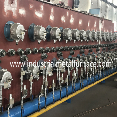 тип печь 55Cr3 1500 x 14000 x 200mm природного газа 960kw цепной пояса сетки
