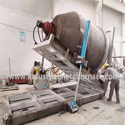 Промышленная алюминиевая плавильная печь 380V 3P 50HZ для вращающего литья