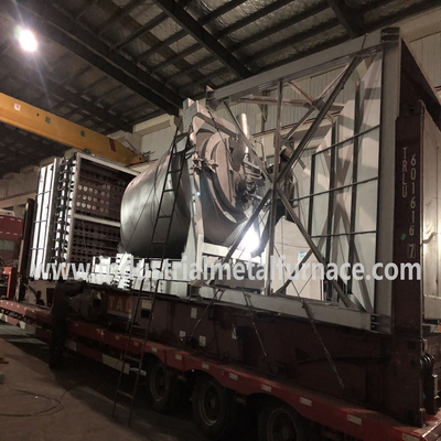 Алюминиевая автоматическая ПЛС Металлическая плавильная печь / Газовая плавильная печь 10-12M В минуту скорость вращения