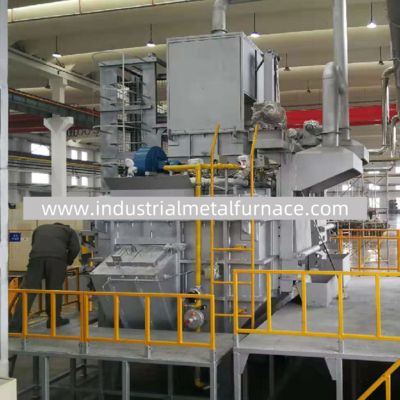 1000kg/h Natural Gas Aluminum Melting Furnace with 720℃ Temperature