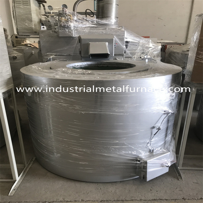 тип плавя печи природного газа заливки формы тигля 400kg Zamak 5 алюминиевый неподвижный
