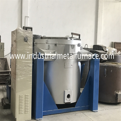 PID опрокидывая тип увольнятьую газом печь тигельной плавки для алюминиевого сплава 1000kg